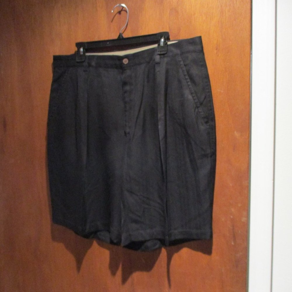 Mens Tommy Bahama Relax Silk Shorts Black Sz 38